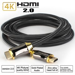 PS3 PS4 Wire 10ft Short HDMI Cable High Speed v2.0 HD 4K 3D ARC XBOX ONE SKY TV
