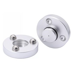 4x 46mm Aluminum Alloy Speaker Spike Pad Damping Steel Ceramics Ball Stand Feet