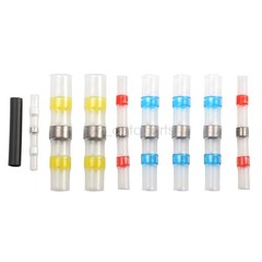 690 NEW Solder Sleeve Seal Heat Shrink Butt Wire Connectors Terminals Waterproof