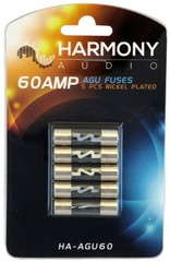 Harmony Audio HA-AGUFD2 Car 2-Way AGU Fused Distribution Block & 60 Amp Fuses