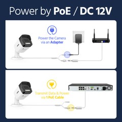 ANNKE HD 5MP PoE Security Camera C500 IP Network Outdoor 100ft EXIR Night Vision