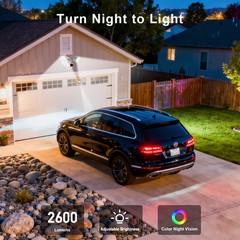 Swann 4K Floodlight Security Camera Wired Floodlight Camera, Smart security cam