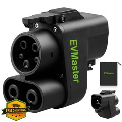 EVMaster NACS to CCS1 Adapter 500A/1000V DC Fast Charging