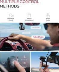Vantrue E1 Pro 4K Mini Dash Cam | HDR Night Vision | Parking Mode | 1TB Support