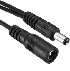 Uxcell 1 Male to 2 Female 5.5Mm X 2.1Mm 32Cm DC Power Splitter Cable for Router,
