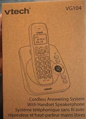 Vetch VG 104 Cordless Answering System With Handset Speaker Phone NEW