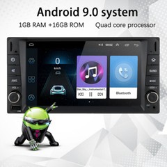GPS Touch Screen 7″ WiFi Mirrorlink 2 Din Car Radio Stereo Android 9.0 Bluetooth