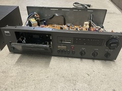 NAD 6325 Stereo Cassette Deck Dolby NR Black Type A Plug Regional Fitment