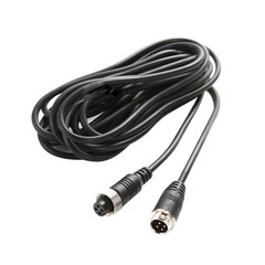 5M 16FT Male to Female 4-Pin Aviation Video Cable For Truck/Trailer/Bus