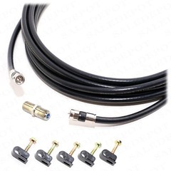 RG6 COAX CABLE 5-300 FT lot HD CA TV Internet Radio rg6 COAXIAL Tri-Shield WIRE
