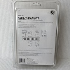 GE 4 Device Audio/Video Switch Component RCA Selector 73344 *NEW* Sealed