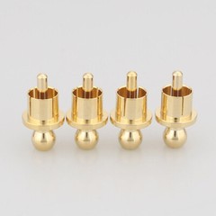 16PCS Gold Plated RCA Caps Plug Short-Circuit Shielding Socket Protect Cover US