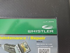 Whistler 9mm Multi-Purpose Inspection Camera IC3709PX w/recording color LCD