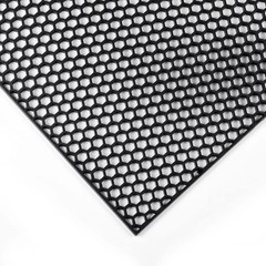 47″x16″ ABS Plastic Universal Car Grill Mesh, 10x10mm Honeycomb Black ABS