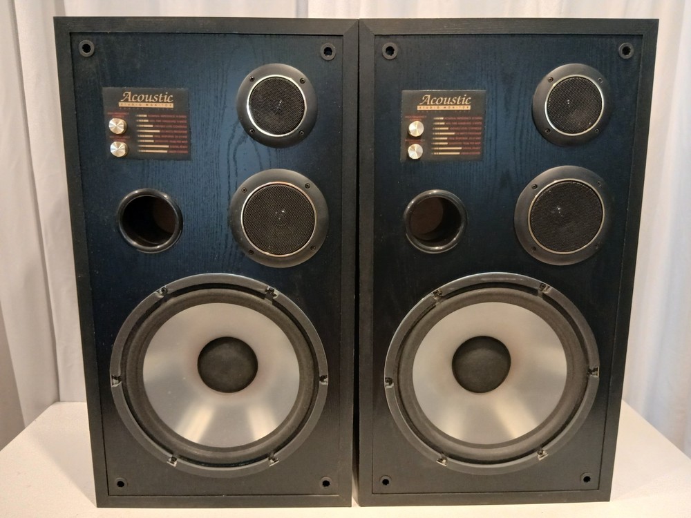 Acoustic Studio Monitor Series 3311 3-Way Floor Speakers – Work Great