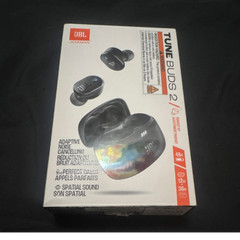 JBL Tune Buds 2 In-Ear True Wireless Earbuds ANC Spatial Sound Bluetooth Black