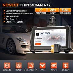 ThinkScan 672 All System Diagnose Scanner Full Bidirectional Scan CANFD 28Resets