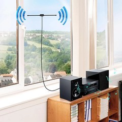 FM Radio Antenna FM Dipole Antenna FM Antenna for Stereo Receiver Indoor Pionee