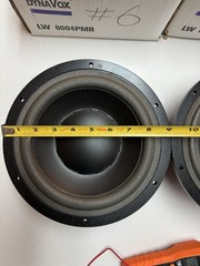 Dynavox LW8004PMR 8 Inch Woofer Pair NOS New Old Stock 8 Ohm 11.5 Lbs Each