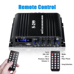 1600W Bluetooth Audio Power Amplifier, 4.1 Channel Support 2 Pairs Speakers 1…