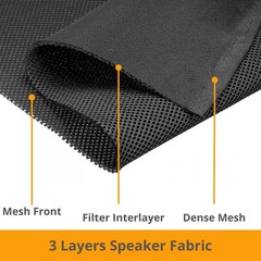 SAVUK Speaker Grill Cloth Fabric 3D Mesh Acoustic Box Cover Breathable Repair Ca