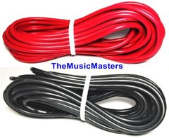 12 Gauge 25′ ft each Red Black Auto PRIMARY WIRE 12V Auto Wiring Car Power Cable