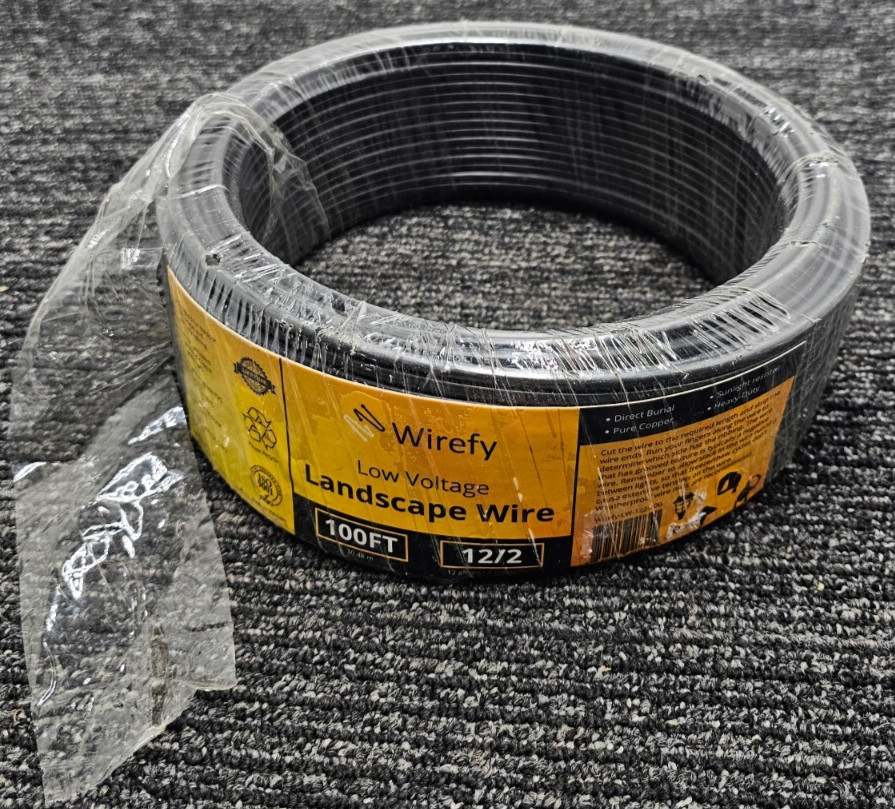 Wirefy LW-122-100 100 Feet 12/2 Landscape Wire 12-Gauge 2-Conductor