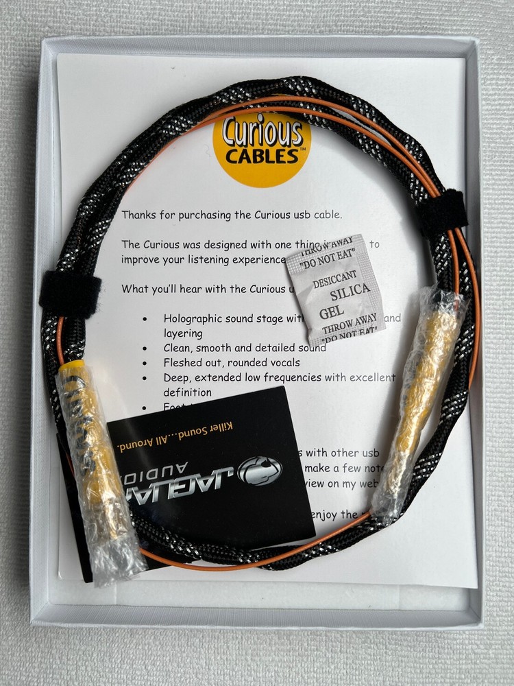 Curious Cables 0.8m USB A-B Digital Audio Cable (Original)