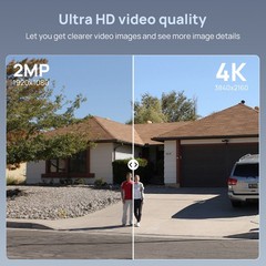 Vikylin Full Color 4K 8MP Outdoor POE IP Camera Motion Detection 2.8mm with MIC
