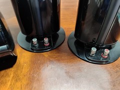 KEF KHT6000 Satellite & Center Speakers Black Wired Banana Jack Pair