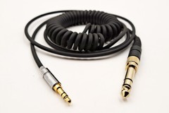 Coiled Spring Audio Cable For FOCAL SPIRIT ONE/ ONE S/Classic Takstar HD6500