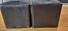 Realistic Radio Shack Minimus 7 40-2030C speakers black pair sounds excellent