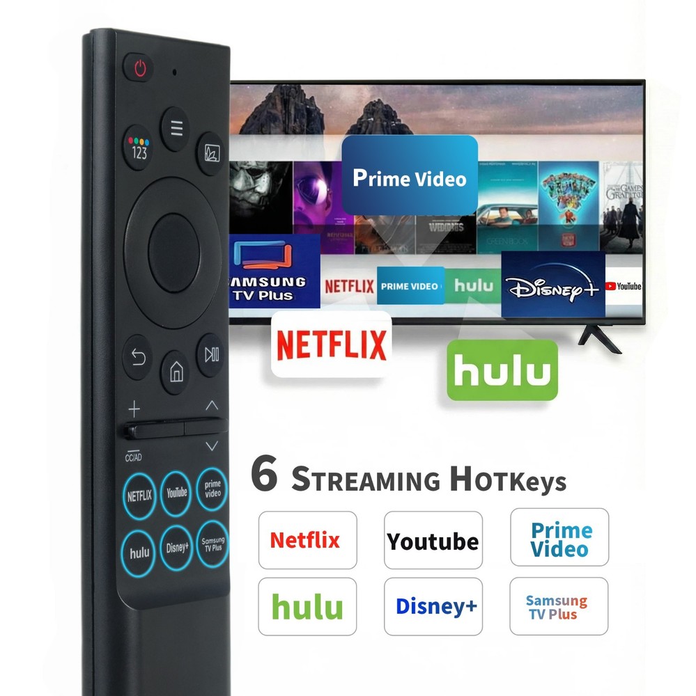Compatible Remote Control For All Samsung Smart TV CU7000/DU7200 Crystal UHD 4K
