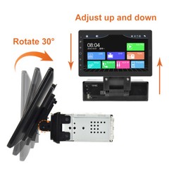 10.1″ 1 DIN Car Stereo Radio Apple Carplay Android Auto Bluetooth FM USB AUX