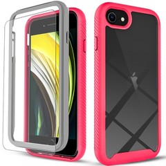 For iPod Touch 5th 6th 7th Gen Case, Kickstand Cover + Tempered Glass Protector