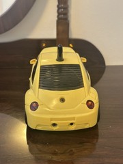 Sharper Image KNG America Volkswagen Beetle Vintage AM/FM Radio Yellow Working