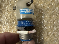 ITT Jennings Vacuum Relay RB1E-26N300 DPDT Vacuum Relay 26.5vdc 120 Ohms