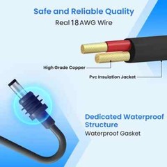 Starlink Mini Power Cable Waterproof DC Extension Cord(3ft, 10ft, 16ft) USA SHIP