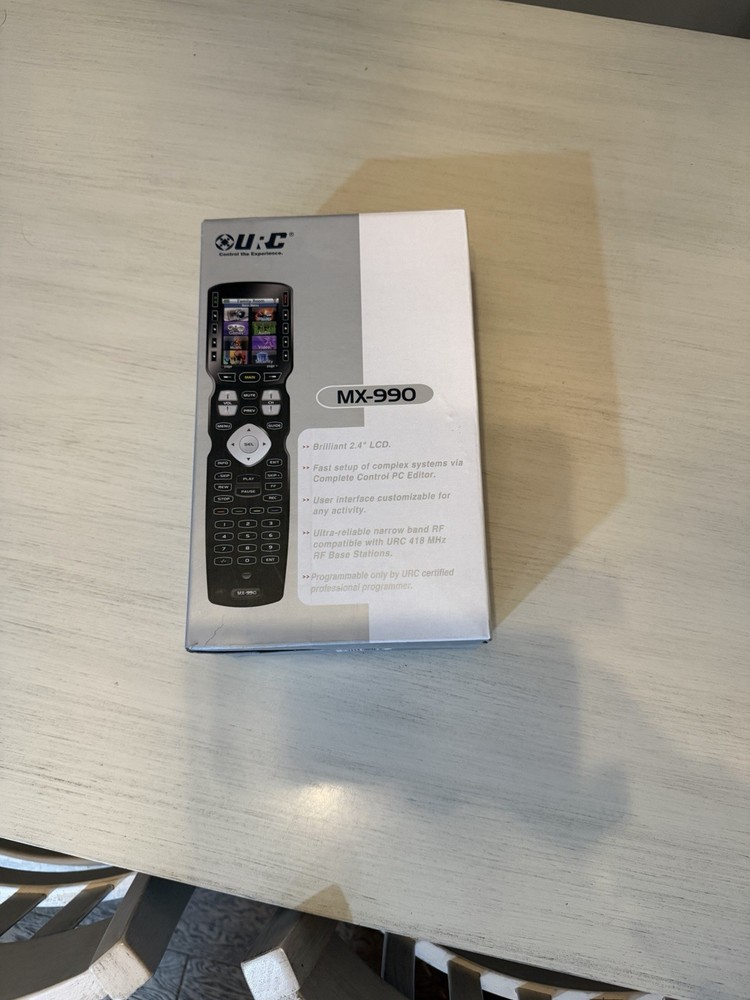 Brand New – Factory Sealed URC MX-990 Complete Control Universal Remote