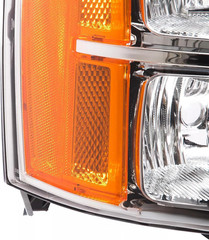 2007-2013 GMC Sierra 1500 2007-2014 2500HD 3500HD Headlight Pair–Compatible