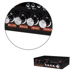 1000W Small Bluetooth Power Amplifier Stereo Receiver Audio Amp USB Music Player