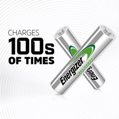 Recharge Universal Rechargeable AAA Batteries 8 Pack, Triple A Batteries