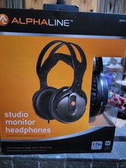 NIB Alphaline Studio Monitor Headphones New Old Stock Unopened