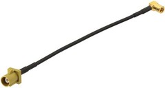 Satellite Radio Antenna Adapter Cable 6 inches Fakra Curry Code K Male to SMB…