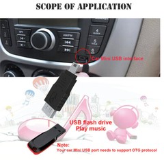 2x 5 pin Mini USB Male to Female USB Cable Charge Connector Adaptor MP3 MP4 USA