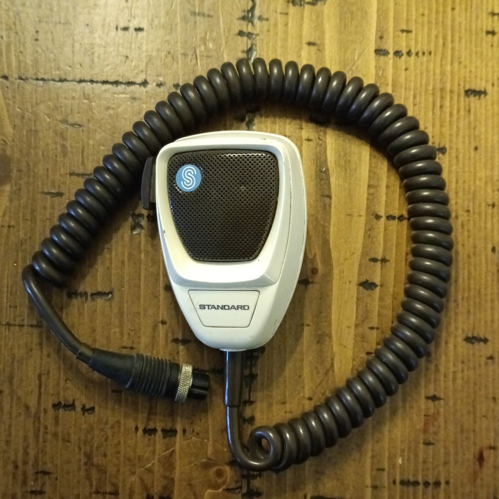 Standard Communications MP566 Hand Microphone Vintage 4-Pin Radio Mic Japan a8