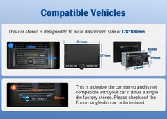 Eonon UX6K2 PRO MAX Android 10.1″ QLED 8+128GB Double DIN Car Stereo CarPlay GPS