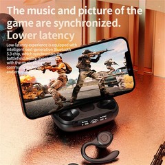 Wireless Bluetooth 5.3 Headset TWS Earphones Earbuds Stereo Headphones Ear Hook