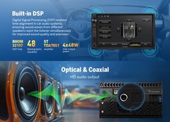 Car Stereo Head Unit Apple CarPlay GPS 7″ QLED 6+64 Android Double DIN Fast Boot
