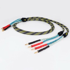 HI-END Pair Speaker Cable Bi-Wire 12 AWG HiFi Loudspeaker Single Wire